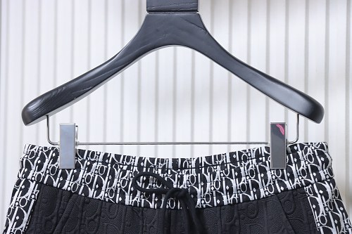 Dior Subtle Monogram Webbing Shorts Black