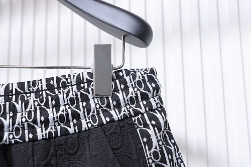 Dior Subtle Monogram Webbing Shorts Black