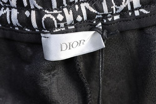 Dior Subtle Monogram Webbing Shorts Black