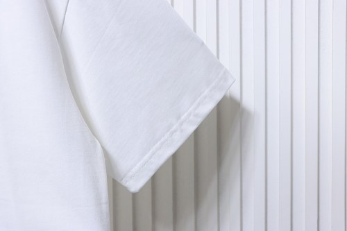 Loewe Misaligned Logo Embroidered T-Shirt White