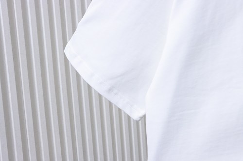 Loewe Misaligned Logo Embroidered T-Shirt White