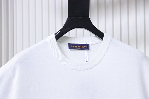 Louis Vuitton Beaded Letter Hem T-Shirt White