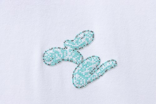 Louis Vuitton Beaded Letter Hem T-Shirt White