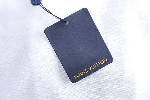 Louis Vuitton Beaded Letter Hem T-Shirt White