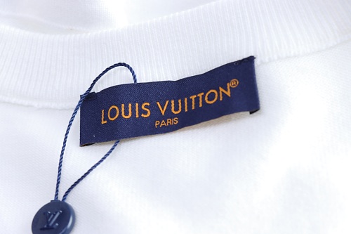 Louis Vuitton Beaded Letter Hem T-Shirt White