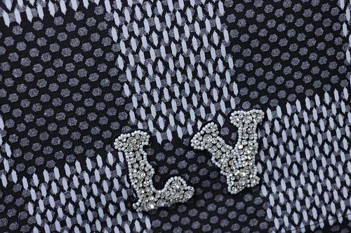 Louis Vuitton Rhinestone Letter Logo Checkerboard Shorts