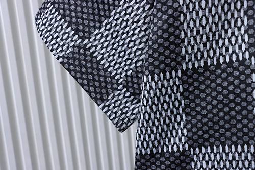 Louis Vuitton Rhinestone Letter Logo Checkerboard T-Shirt Black