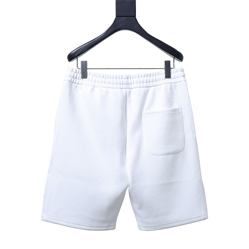 Prada Triangle Logo Hand-Drawn Print Shorts White