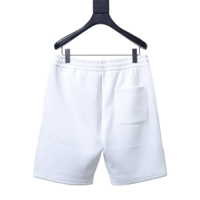 Prada Triangle Logo Hand-Drawn Print Shorts White 02