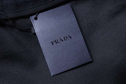 Prada Triangle Logo Hand-Drawn Print Shorts Black
