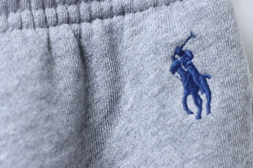 Ralph Lauren Embroidered Logo Casual Trousers Gray