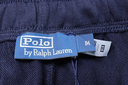 Ralph Lauren Red Embroidered Logo Casual Trousers Black
