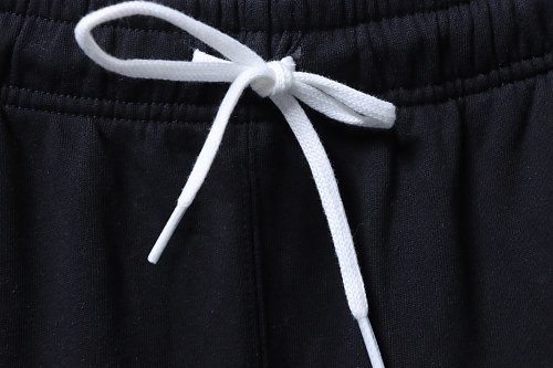 Ralph Lauren White Embroidered Logo Casual Trousers Black