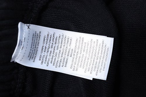 Ralph Lauren White Embroidered Logo Casual Trousers Black