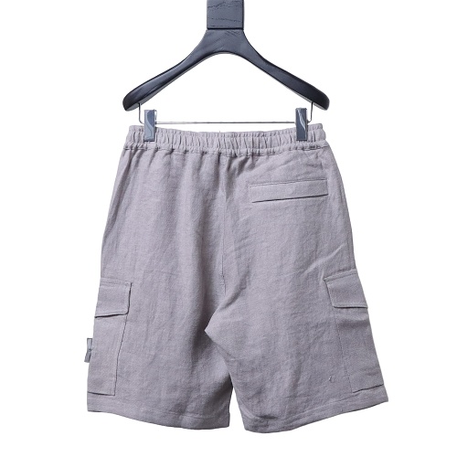 Stone Island Grey Linen Shorts