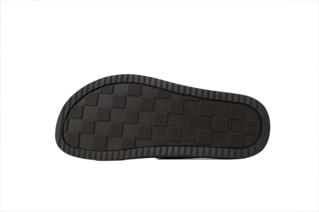 Louis Vuitton Oasis Mule Shoes Dark Brown with Polka Dots