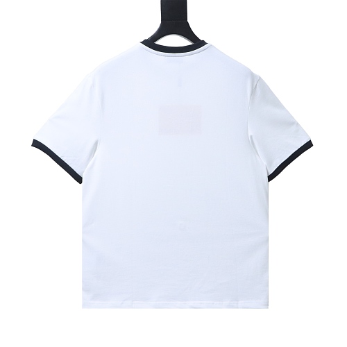 Miu Miu Black and White Color-Block T-shirt