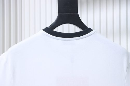 Miu Miu Black and White Color-Block T-shirt
