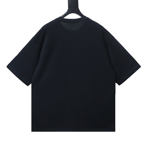 Miu Miu Embroidered Logo T-Shirt Black