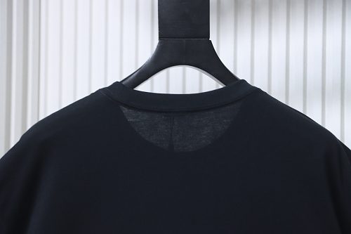 Miu Miu Embroidered Logo T-Shirt Black