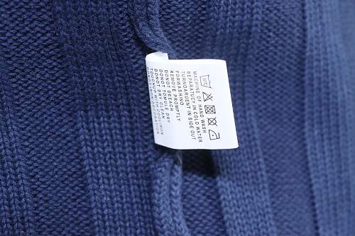Miu Miu Preppy-Style Short-Sleeve Knit T-Shirt Blue