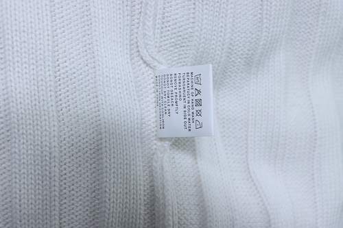 Miu Miu Preppy-Style Short-Sleeve Knit T-Shirt White