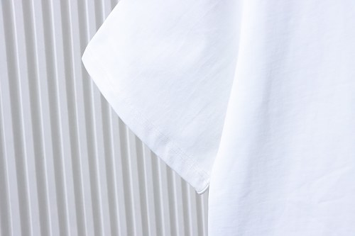 Prada Pocket Peony Print T-Shirt White