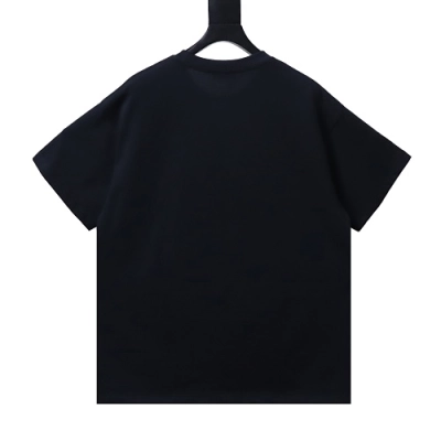 Prada Pocket Peony Print T-Shirt Black 02