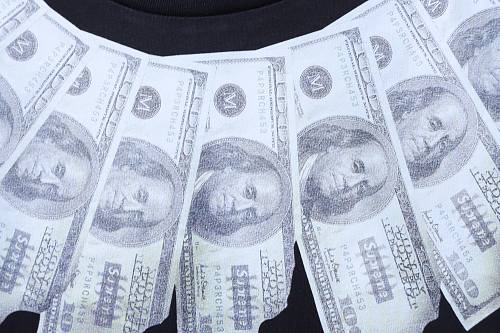 Supreme × MM6 Maison Margiela US Dollar Print T-Shirt Black