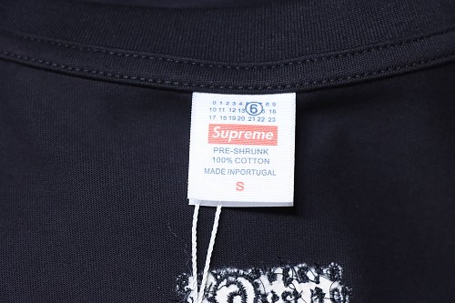 Supreme × MM6 Maison Margiela US Dollar Print T-Shirt Black
