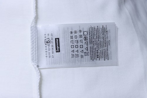 Supreme × MM6 Maison Margiela US Dollar Print T-Shirt White