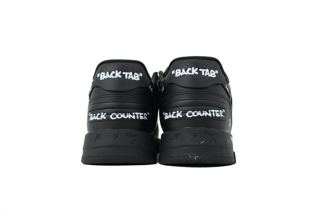 Off-White Out Of Office OOO Low Tops Black A OMIA189F 25LEA007 1001