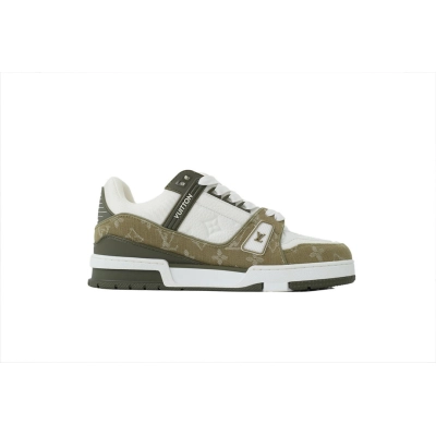 Louis Vuitton Trainer Green Denim (NFC) 02