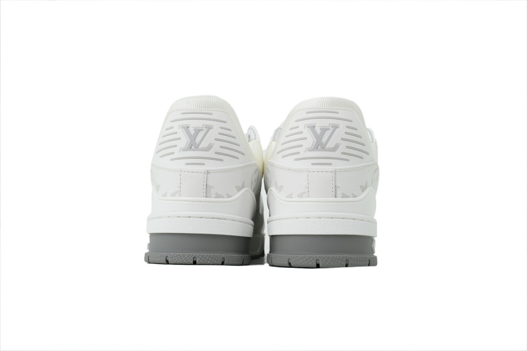 Louis Vuitton Trainer White and Grey Monogram (NFC)