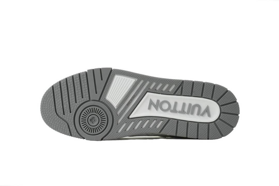 Louis Vuitton Trainer White and Grey Monogram (NFC)
