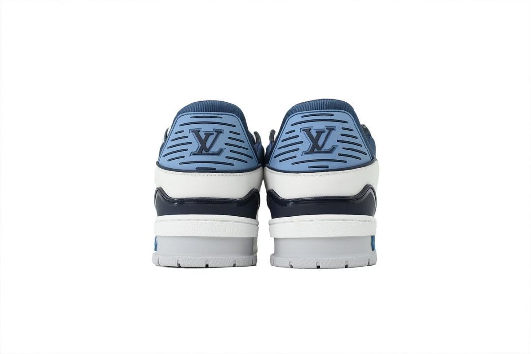 Louis Vuitton Trainer White and Lake Blue (NFC)