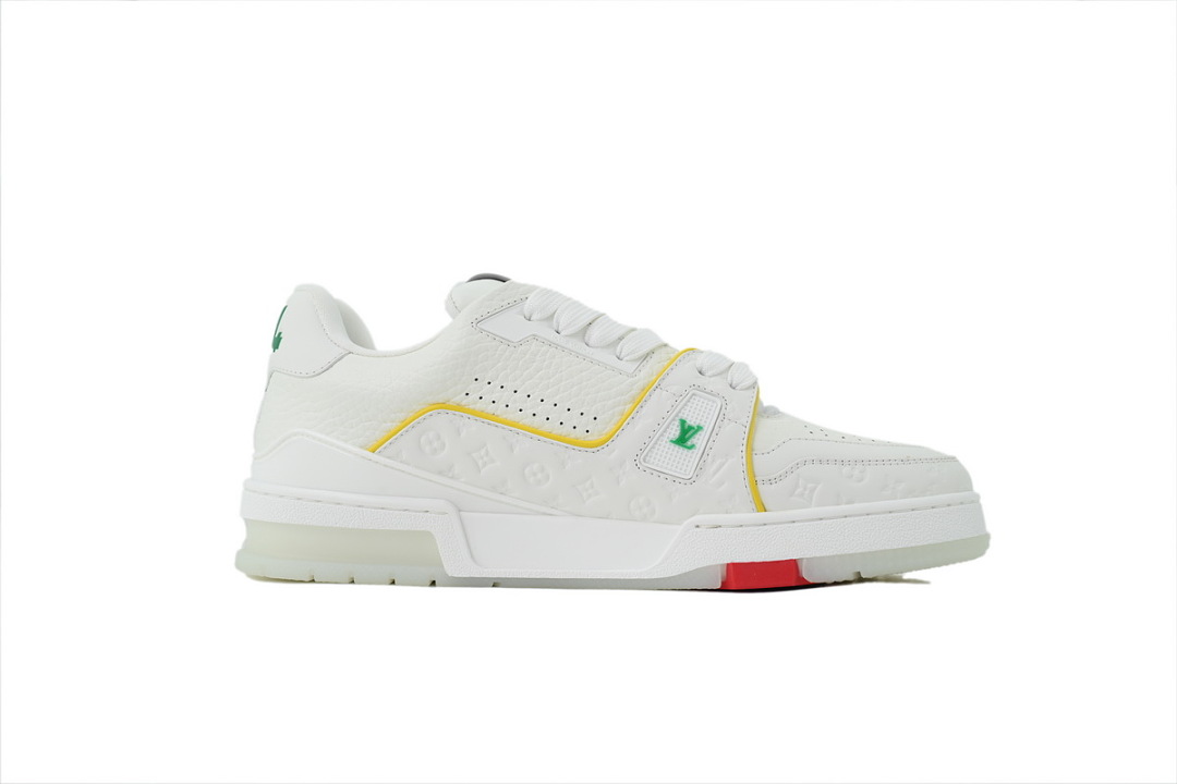 Louis Vuitton Trainer White and Yellow (NFC)