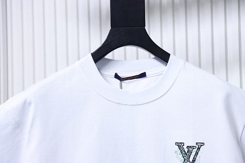 Louis Vuitton Line Logo T-Shirt White