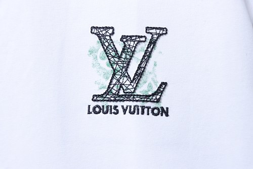 Louis Vuitton Line Logo T-Shirt White