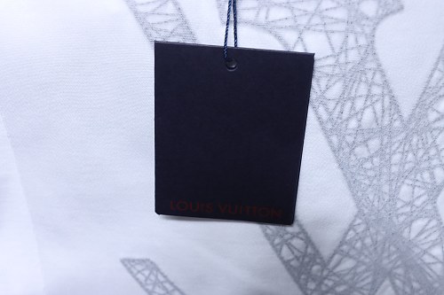 Louis Vuitton Line Logo T-Shirt White