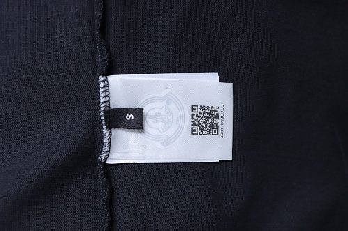 Moncler M-Embroidered Letter T-Shirt Black