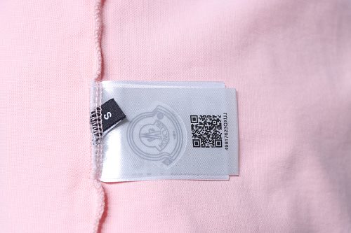 Moncler M-Embroidered Letter T-Shirt Pink