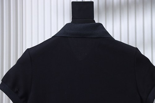 Ralph Lauren Pony Logo Embroidered Short-Sleeve Button-Down Shirt Black