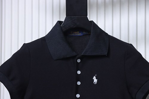 Ralph Lauren Pony Logo Embroidered Short-Sleeve Button-Down Shirt Black