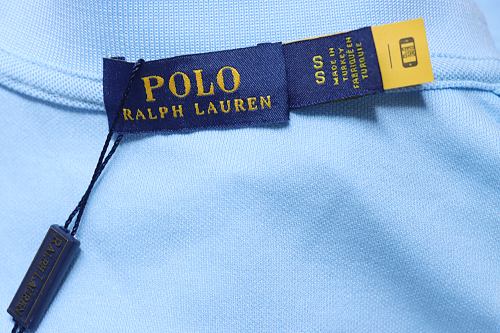 Ralph Lauren Pony Logo Embroidered Short-Sleeve Button-Down Shirt Blue