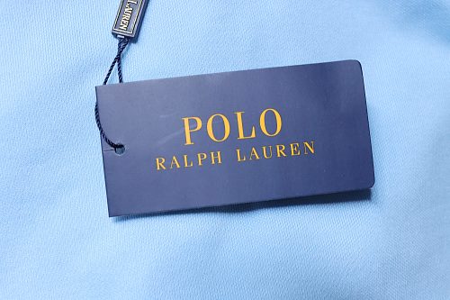 Ralph Lauren Pony Logo Embroidered Short-Sleeve Button-Down Shirt Blue