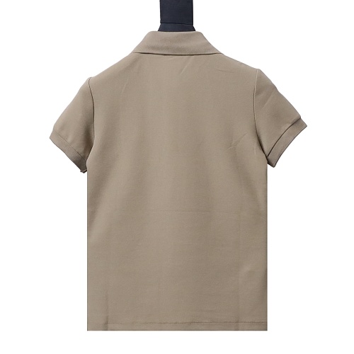 Ralph Lauren Pony Logo Embroidered Short-Sleeve Button-Down Shirt Brown