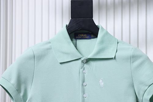 Ralph Lauren Pony Logo Embroidered Short-Sleeve Button-Down Shirt Green