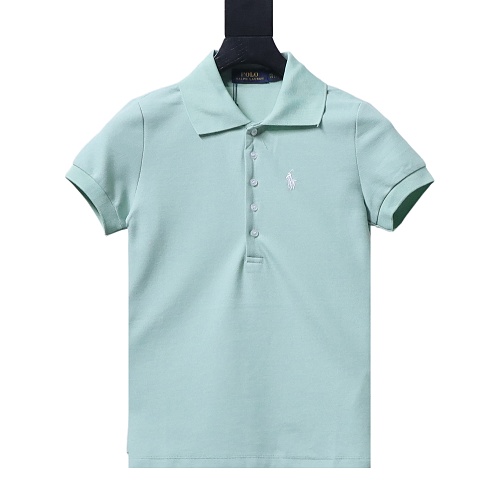 Ralph Lauren Pony Logo Embroidered Short-Sleeve Button-Down Shirt Green