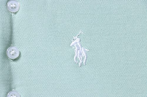 Ralph Lauren Pony Logo Embroidered Short-Sleeve Button-Down Shirt Green